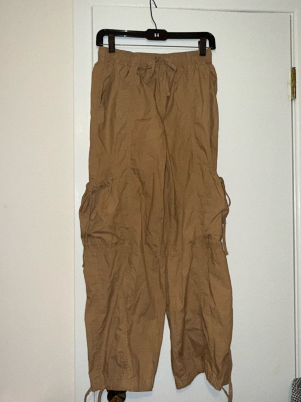 Abercrombie & Fitch Camel/Tan Elastic Waist pants